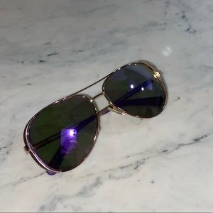 Michael Kors rose gold aviators